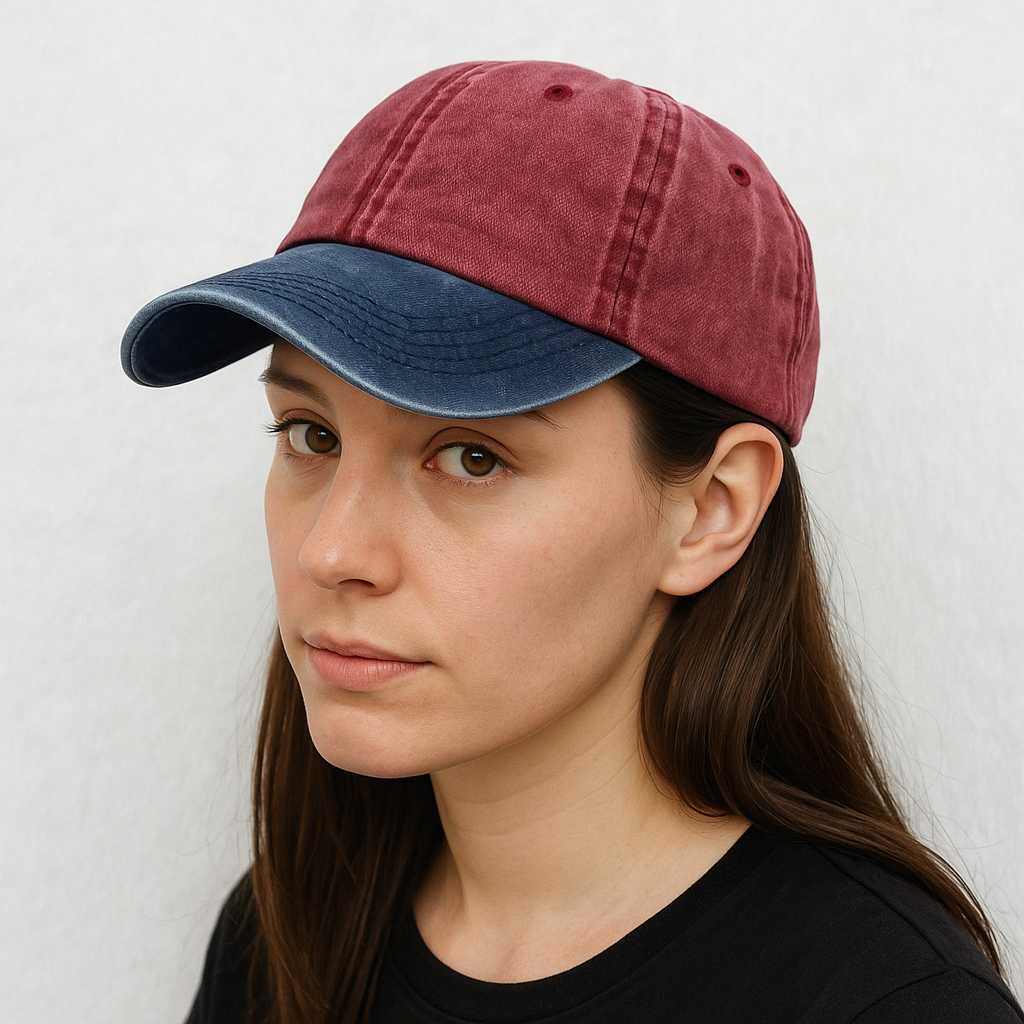 Une femme porte la Casquette Jean Femme