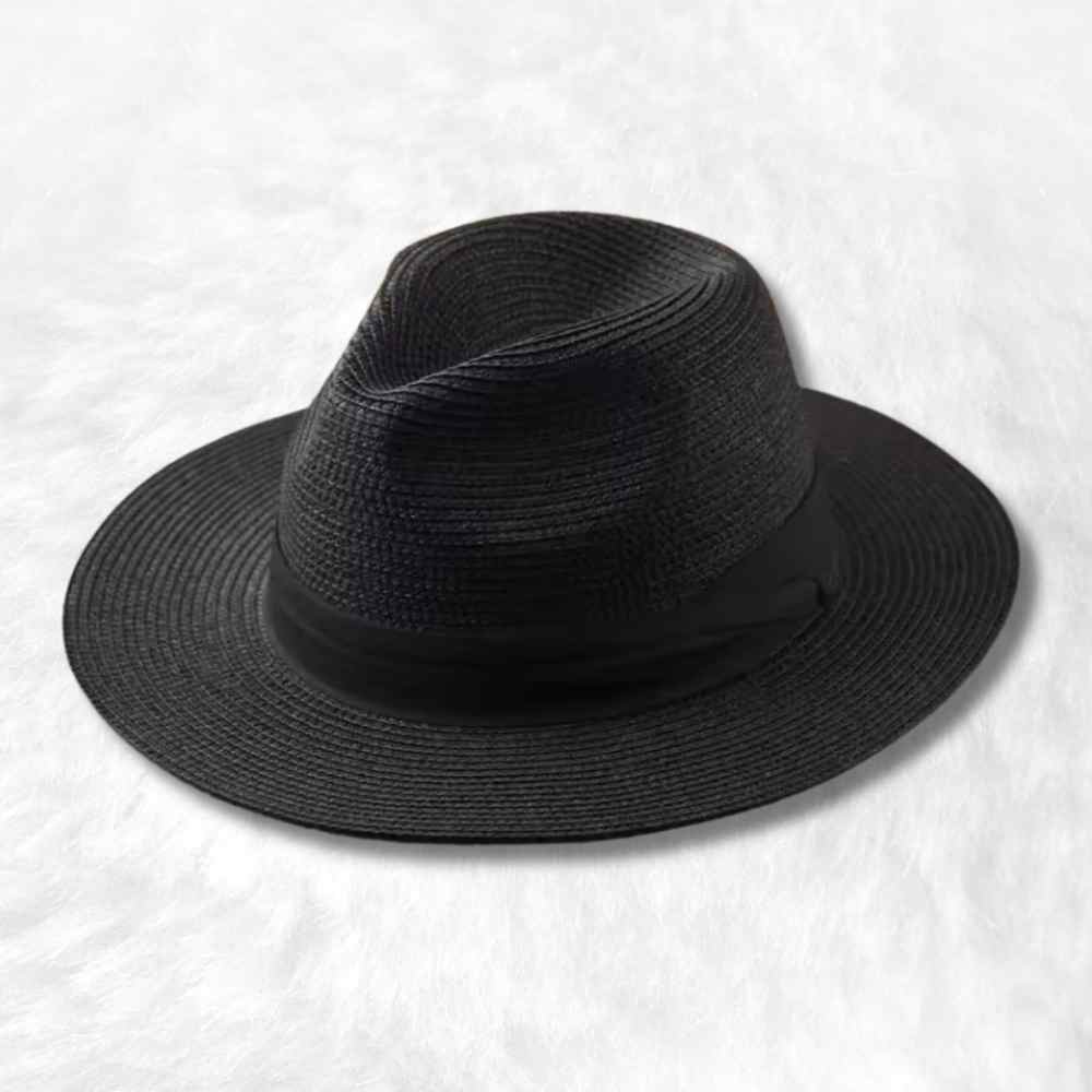 Illustration du Chapeau Homme Grande Taille Noir 