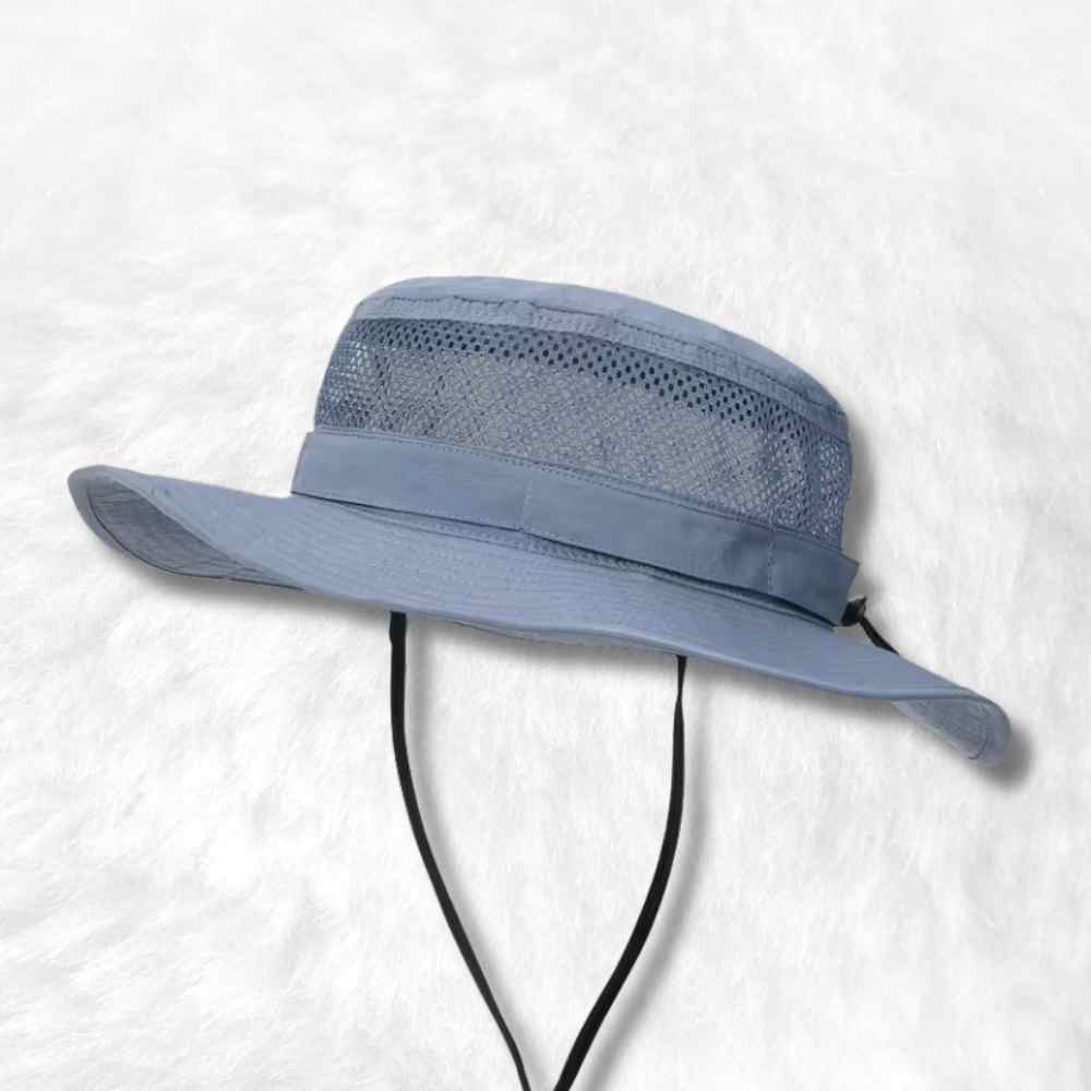 Illustration du Chapeau Randonnée Respirant Bleu
