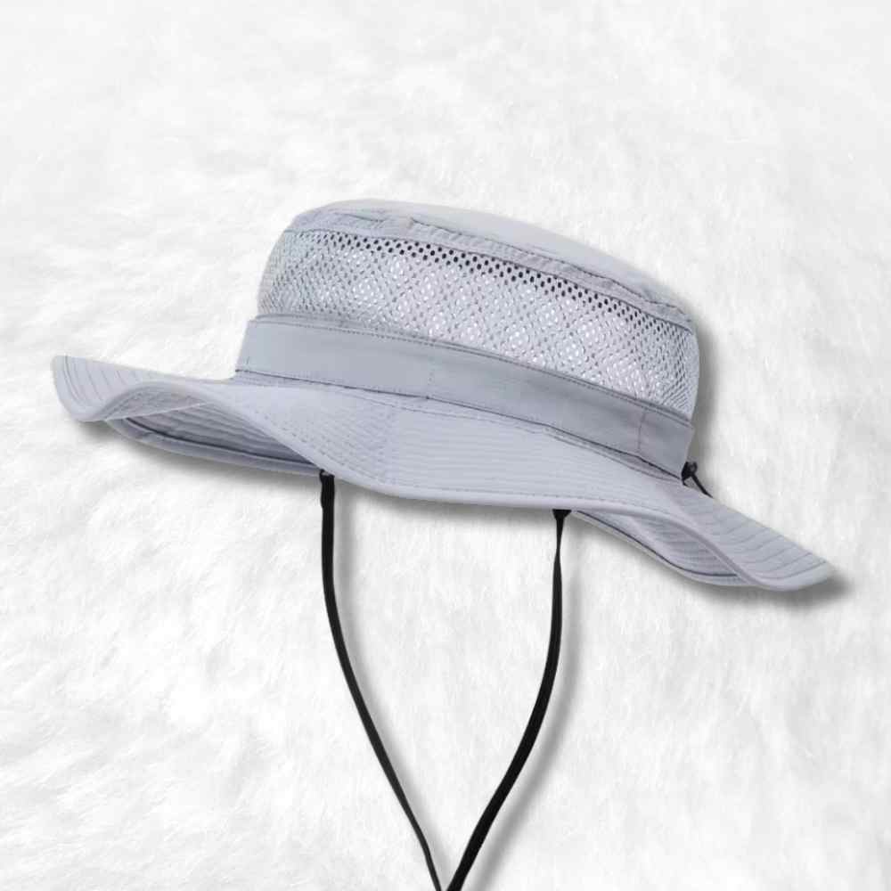 Illustration du Chapeau Randonnée Respirant Gris 
