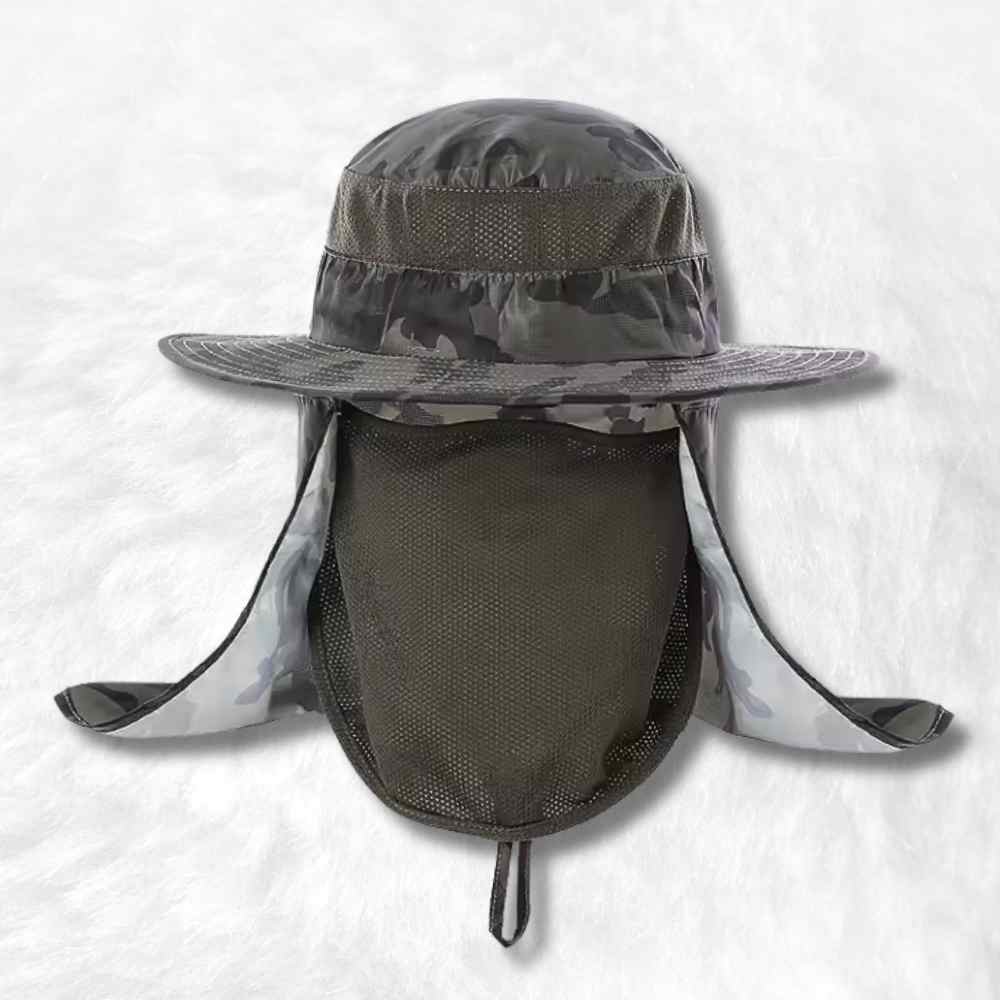 Illustration du Chapeau Safari Camouflage Noir