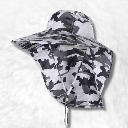 Chapeau Randonnée Soleil Camouflage Roche