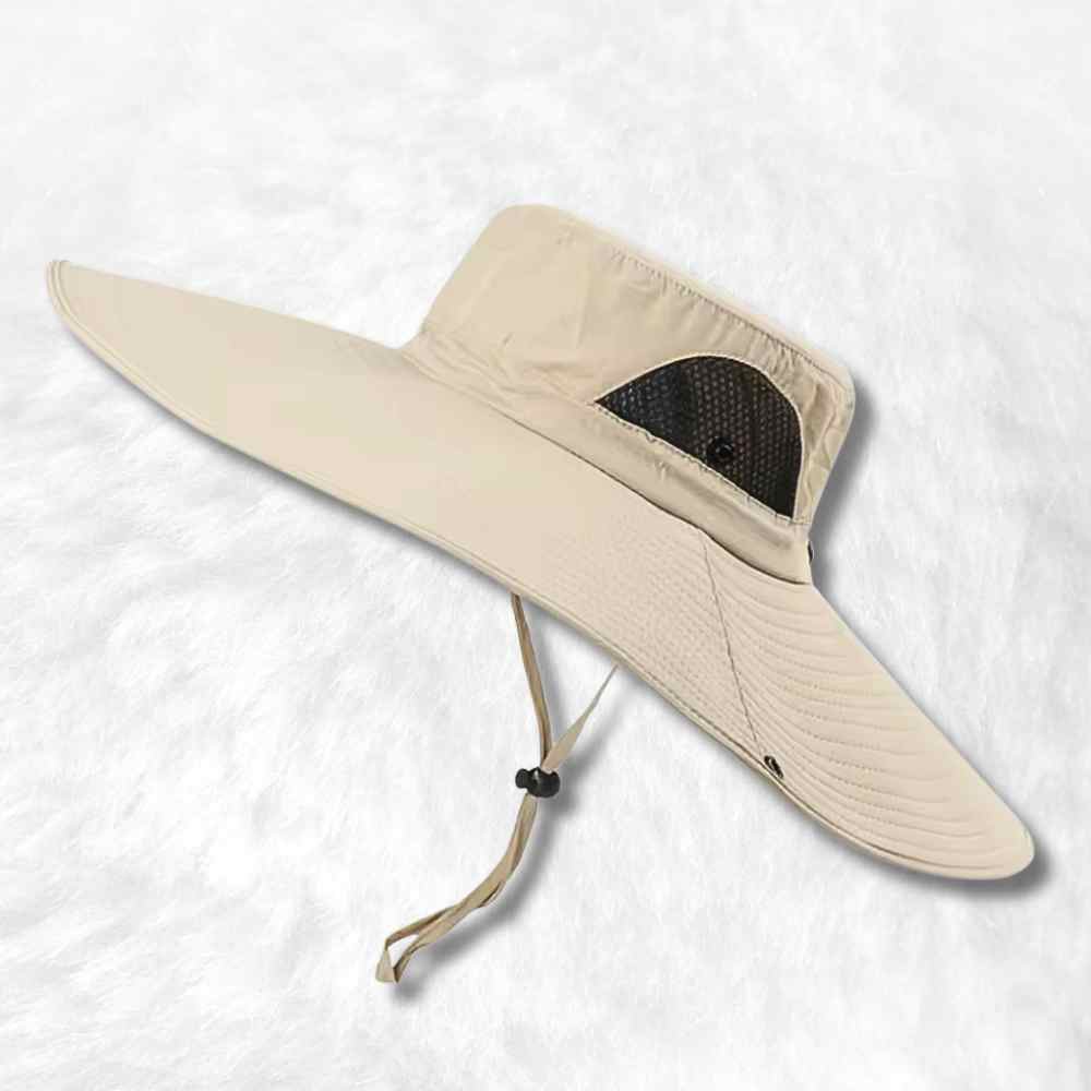 Chapeau safari anti uv beige