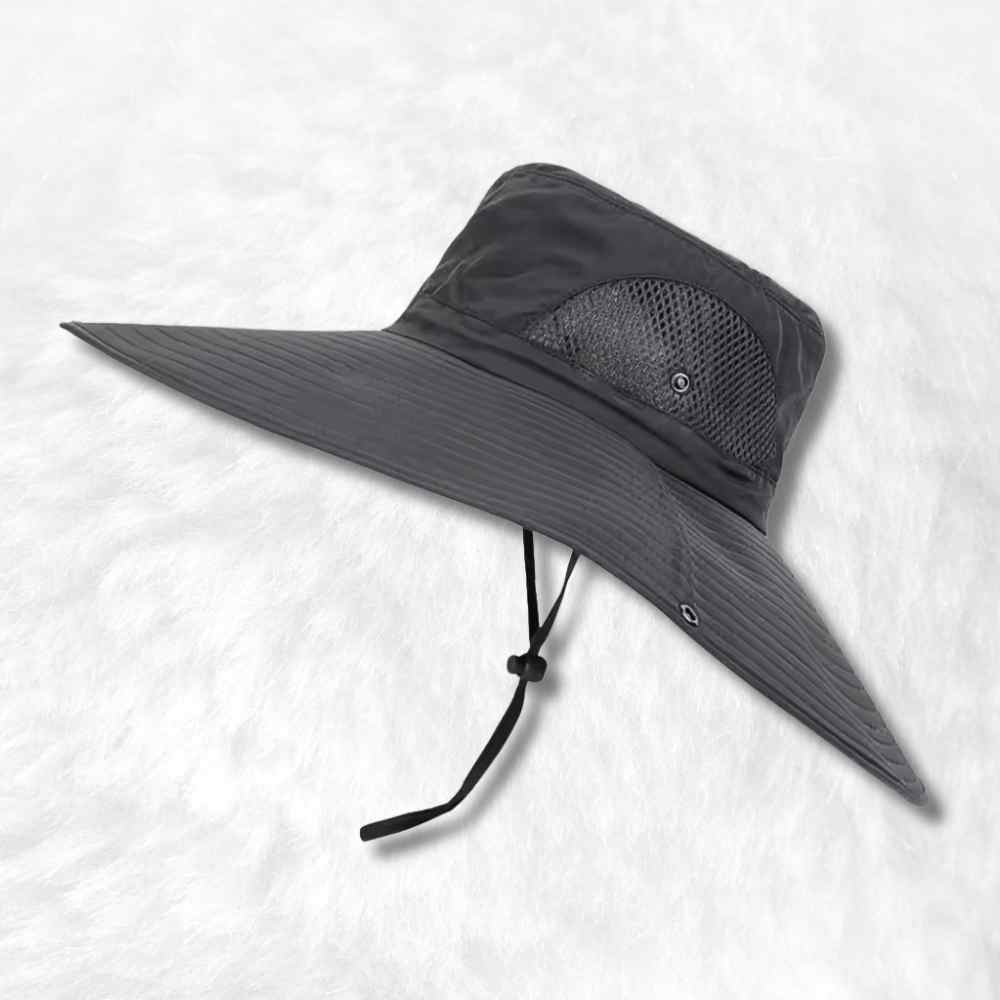 Chapeau safari anti uv noir