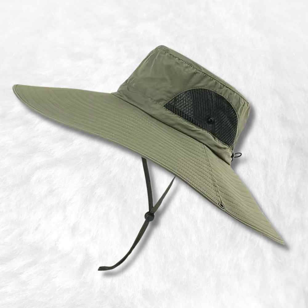 Chapeau safari anti uv vert