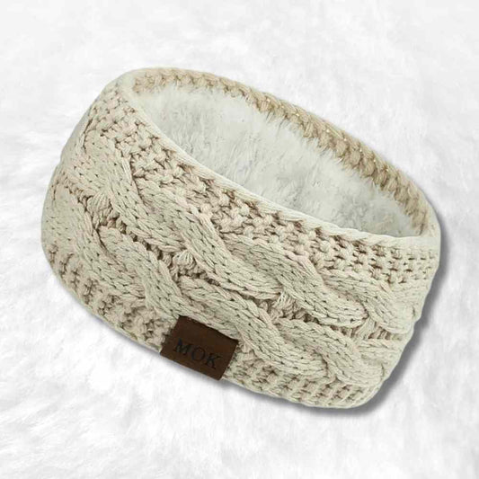 Bandeau Cache Oreille beige