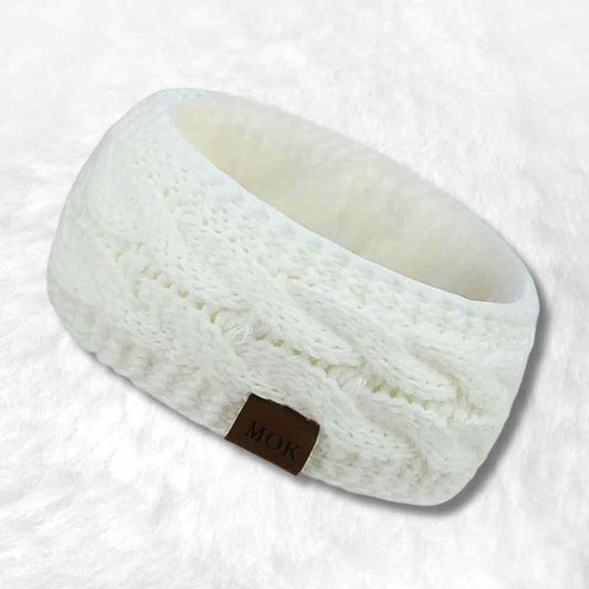 Bandeau Cache Oreille blanc