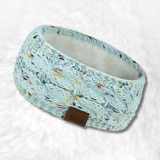 Bandeau Cache Oreille Femme bleu