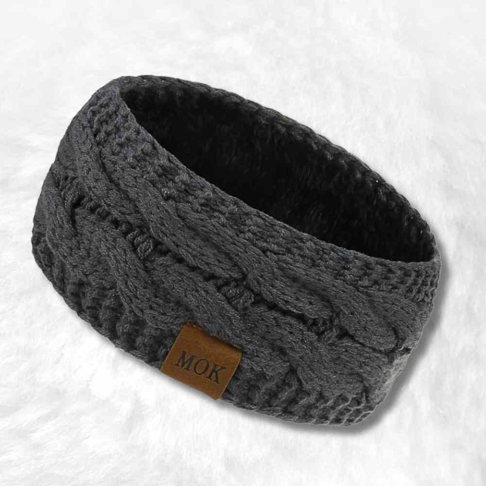 Bandeau Cache Oreille gris foncé