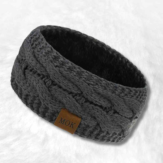 Bandeau Cache Oreille gris foncé