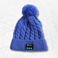 Bonnet Bluetooth Pompon bleu