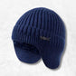 Bonnet Cache Oreille Bleu.