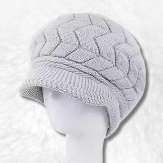 Bonnet Casquette Femme Gris