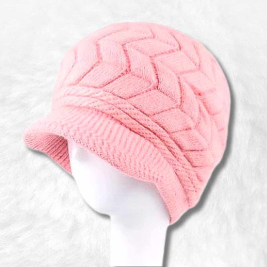 Bonnet Casquette Femme Rose