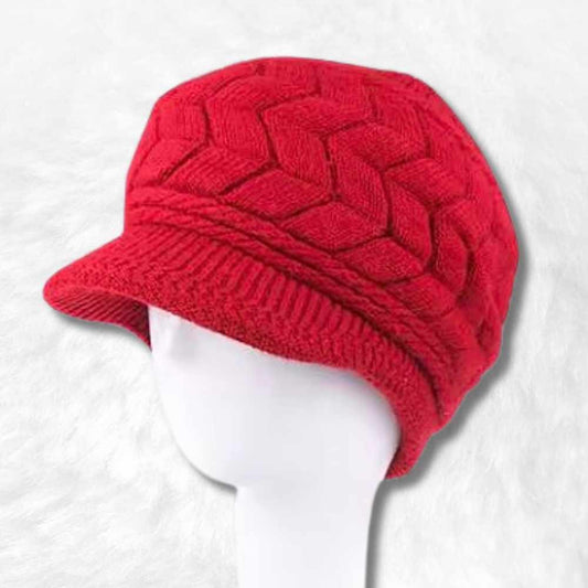 Bonnet Casquette Femme Rouge