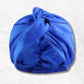 Bonnet de Nuit Satin Bleu Électrique.