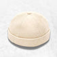 Bonnet Docker Beige en Velours.