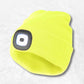 Bonnet Lampe Frontale jaune fluo.