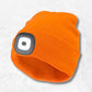 Bonnet Lampe Frontale Orange.