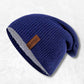 Bonnet Long Homme Bleu.