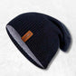 Bonnet Long Homme Noir.