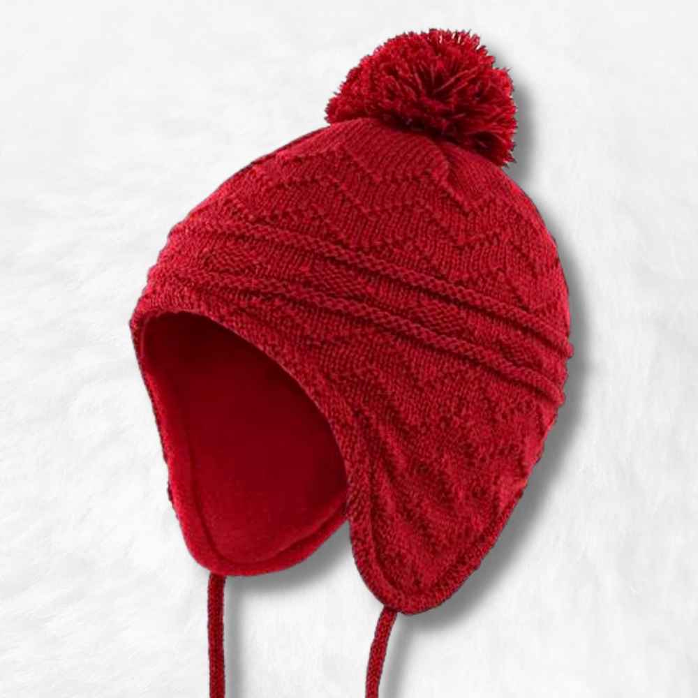 Bonnet Péruvien Neuf Enfant Chullo Vert foncé et Multicolore Réversible - Accessoires & Bagagerie