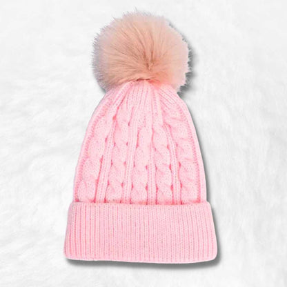 Bonnet rose femme.