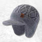 Bonnet Casquette Femme Crochet gris