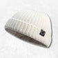 Bonnet Court Femme blanc
