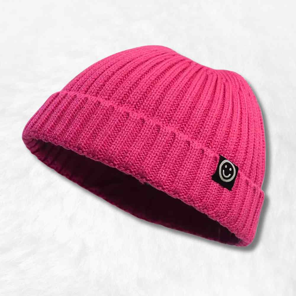 Bonnet Court Femme rose