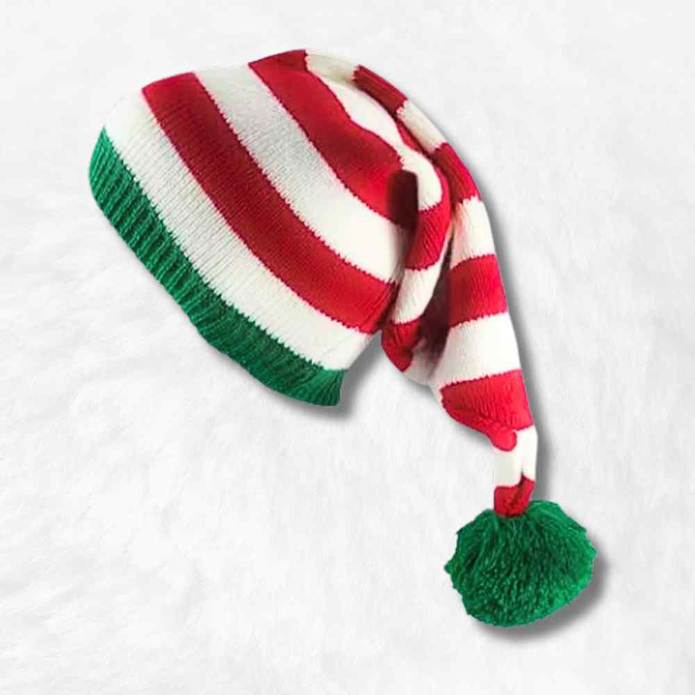 Bonnet Lutin de Noël rouge