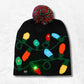 Bonnet de Noël avec Lumière