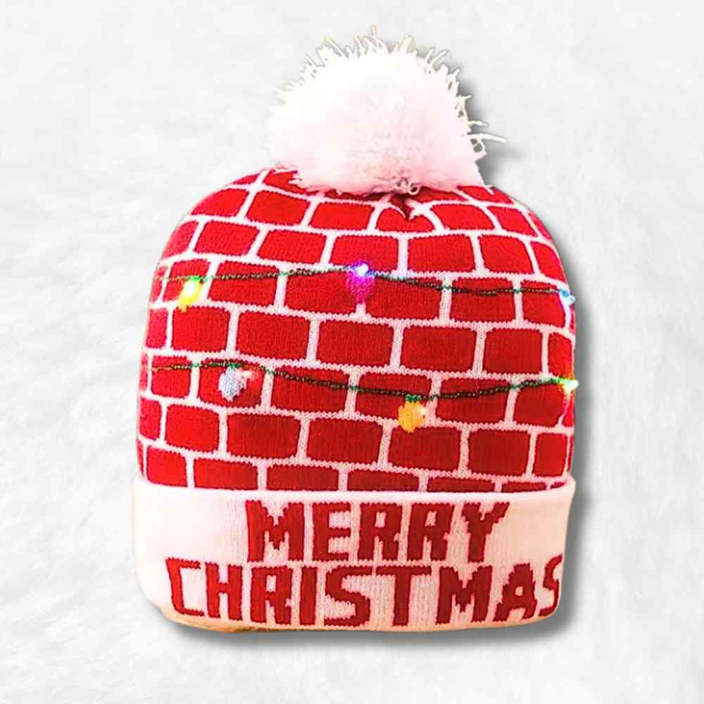 Bonnet de Noël Lumineux Merry Christmas