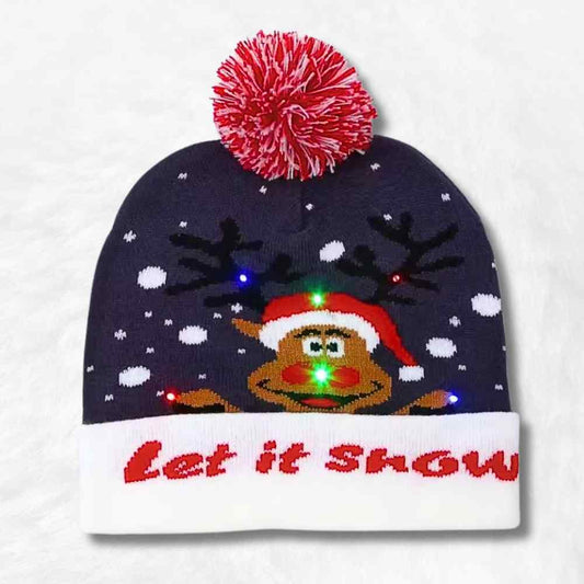 Bonnet de Noël Original "Let it Snow"