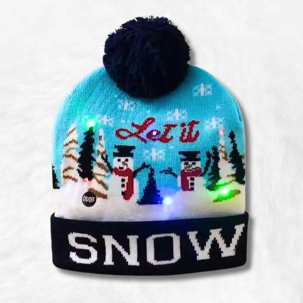 Bonnet de Noël Original "Let it Snow"
