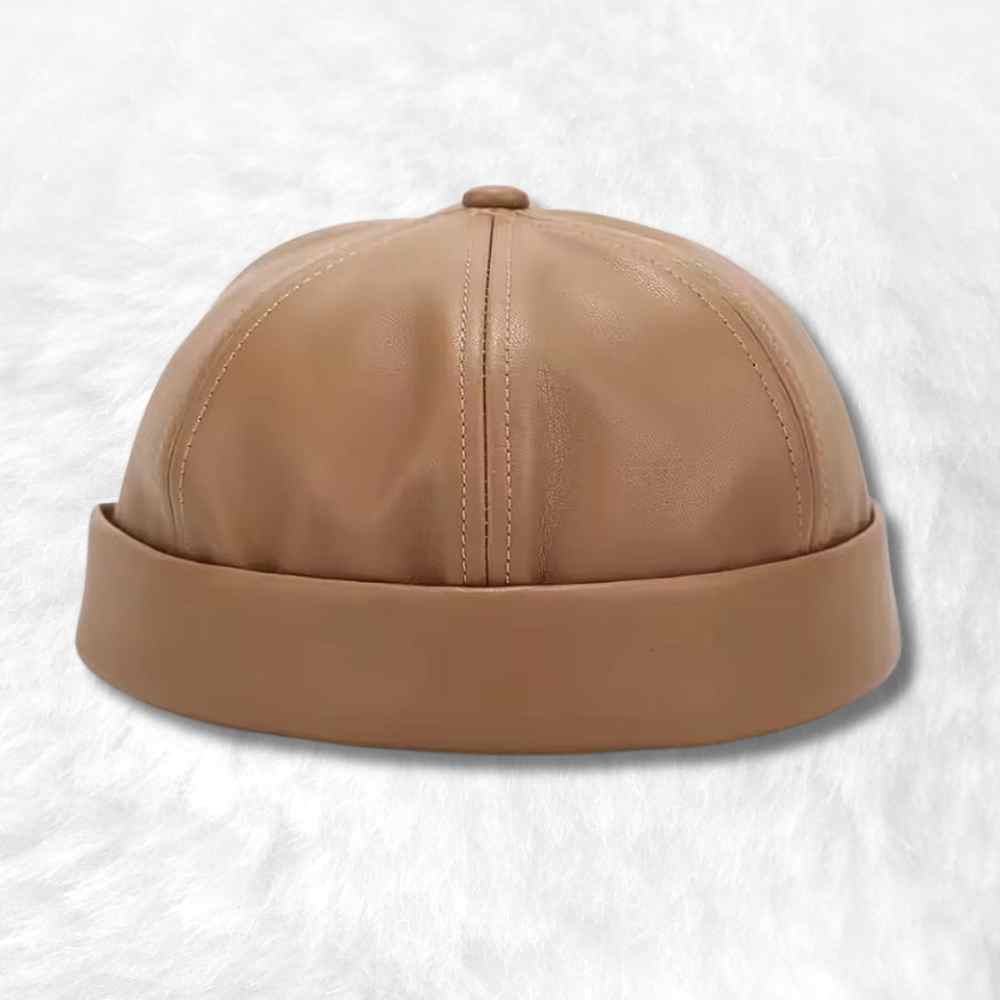 Bonnet Docker​ Ciré beige