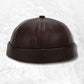 Bonnet Docker​ Ciré marron