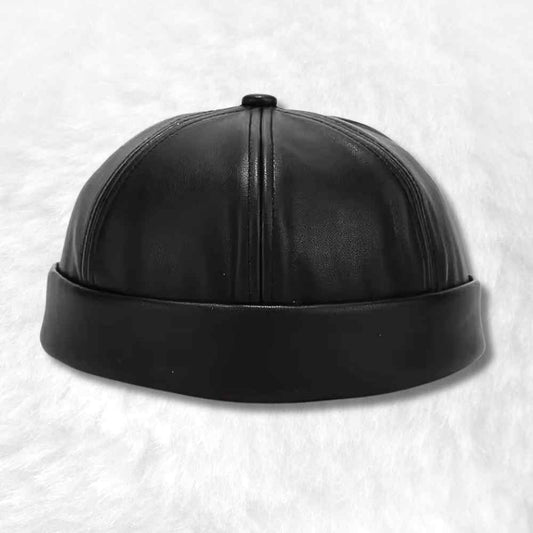 Bonnet Docker​ Ciré noir