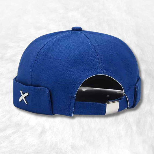 Bonnet Docker​ Coton bleu