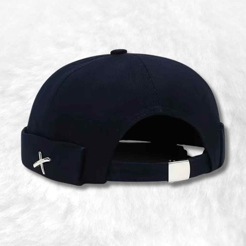 Bonnet Docker​ Coton marine