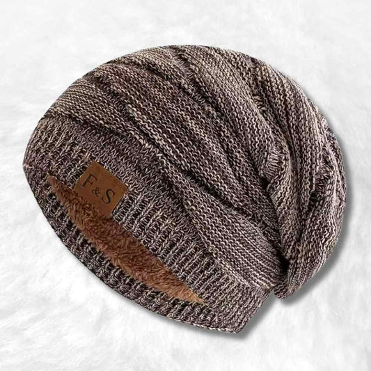 Bonnet Homme Long Tombant​ marron