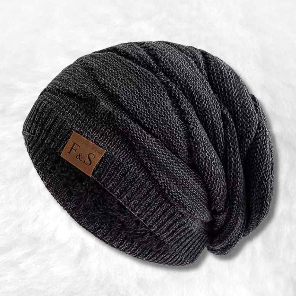 Bonnet Homme Long Tombant​ noir