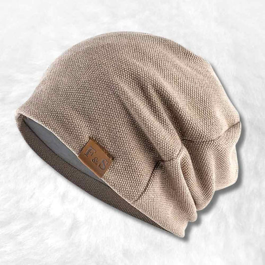 Bonnet Long Tombant Femme​ beige