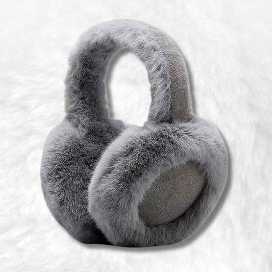 Cache Oreille Hiver Femme gris