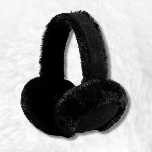 Cache Oreille Hiver Femme noir