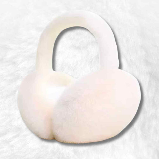 Cache Oreille Moumoute blanc