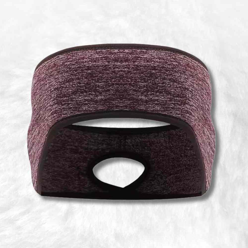 Cache Oreille Sport Femme marron
