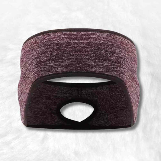 Cache Oreille Sport Femme marron