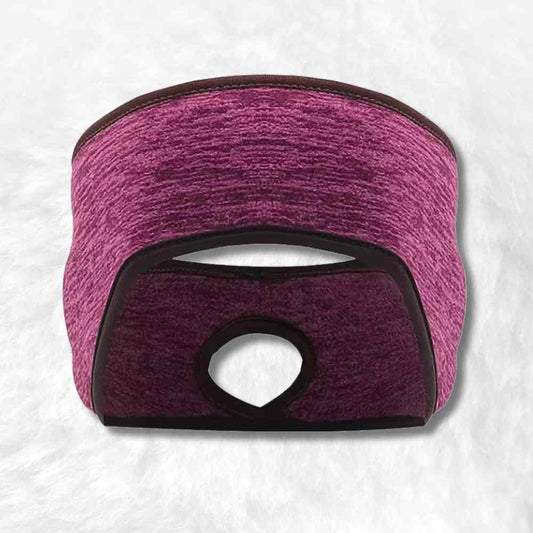 Cache Oreille Sport Femme mauve