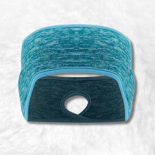 Cache Oreille Sport Femme turquoise